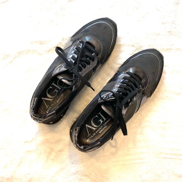 Agl excellent condition Camo sneakers with gold studs - Picture 9 of 9